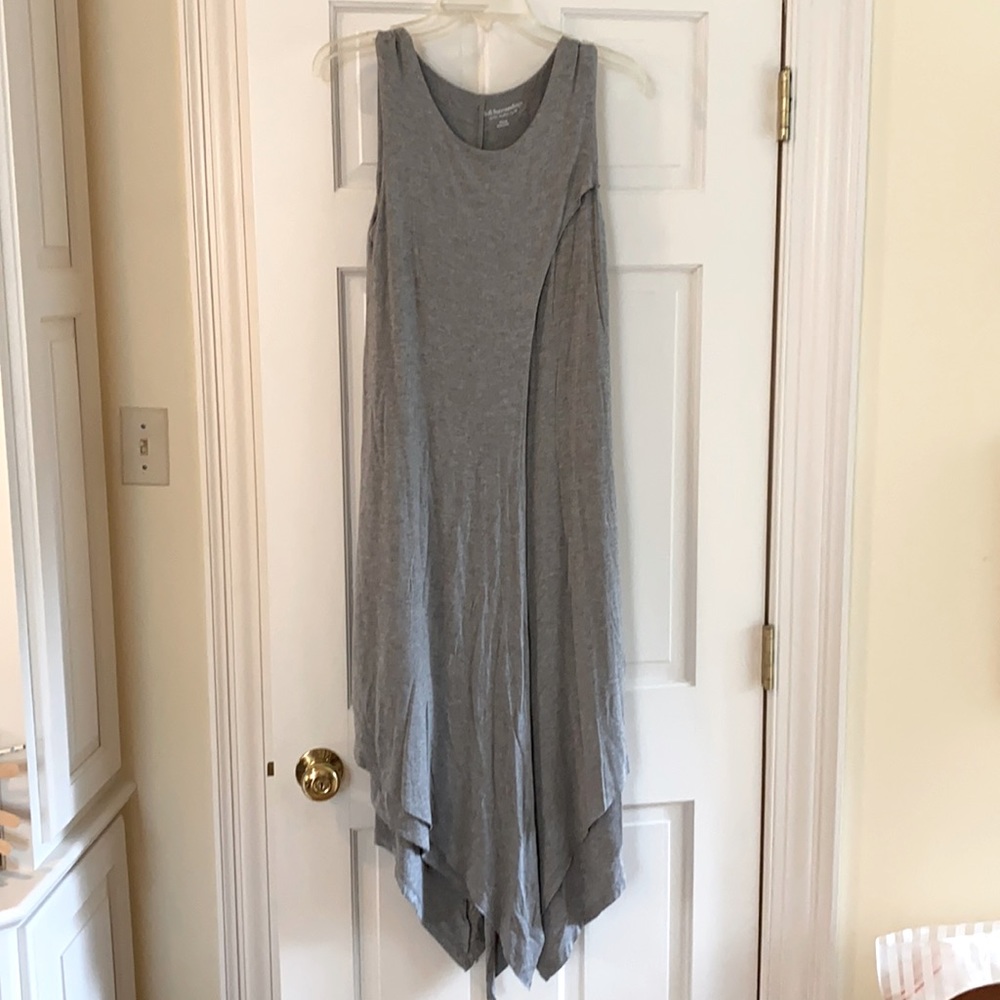 Soft surroundings grey soft dress
